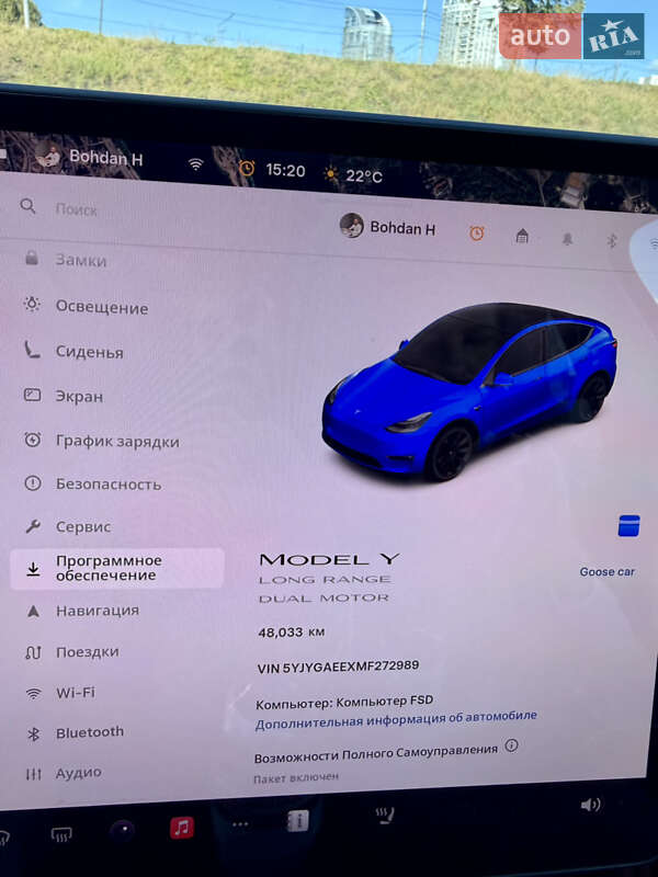 Внедорожник / Кроссовер Tesla Model Y 2021 в Киеве