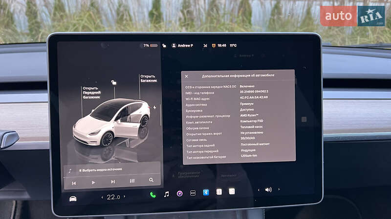 Внедорожник / Кроссовер Tesla Model Y 2022 в Луцке