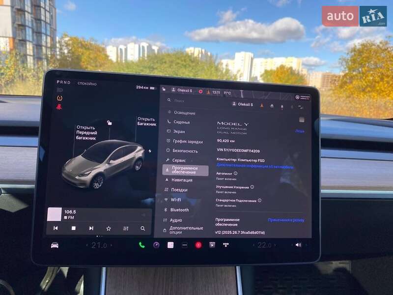 Позашляховик / Кросовер Tesla Model Y 2021 в Києві фото 7 Позашляховик / Кросовер Tesla Model Y 2021 в Києві