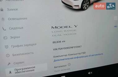Внедорожник / Кроссовер Tesla Model Y 2022 в 