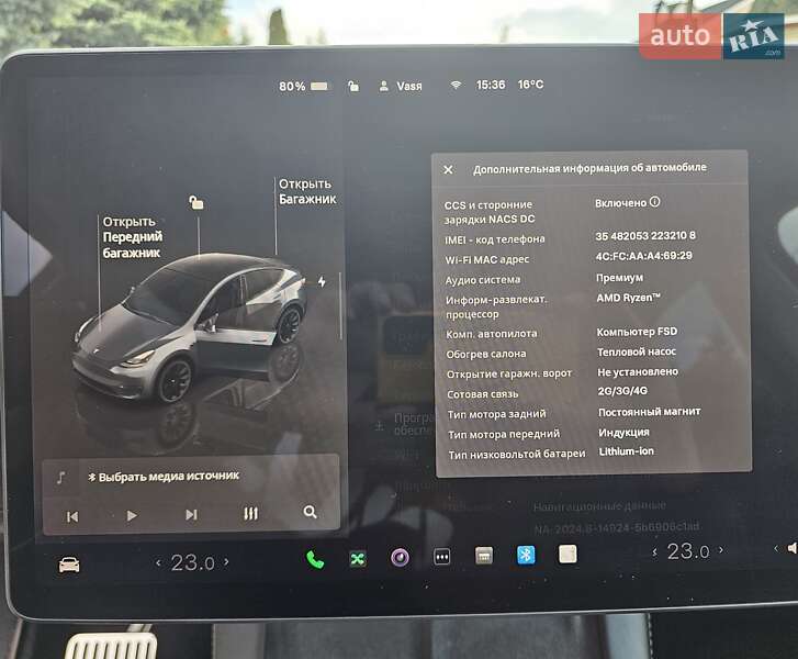 Внедорожник / Кроссовер Tesla Model Y 2023 в Сумах
