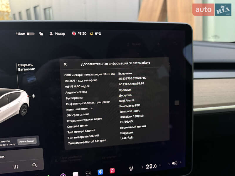 Позашляховик / Кросовер Tesla Model Y 2021 в Луцьку