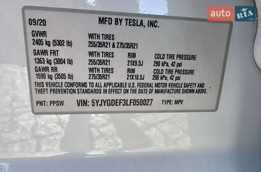 Внедорожник / Кроссовер Tesla Model Y 2020 в 