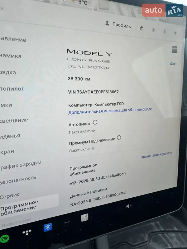 Внедорожник / Кроссовер Tesla Model Y 2022 в Хмельницком документ