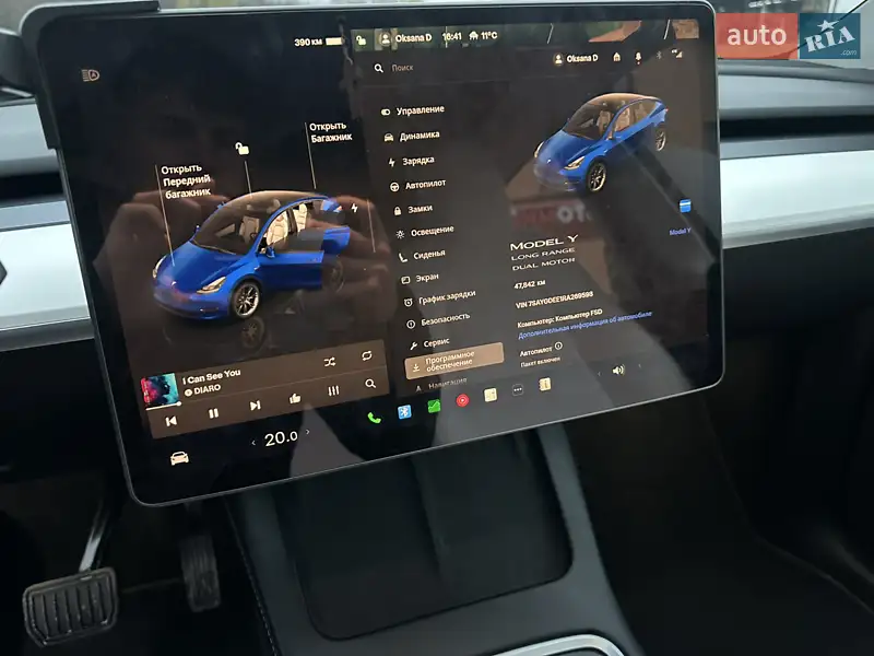 Tesla Model Y 2024 VIN 7SAYGDEE1RA269598 фото оголошення 22 з 55