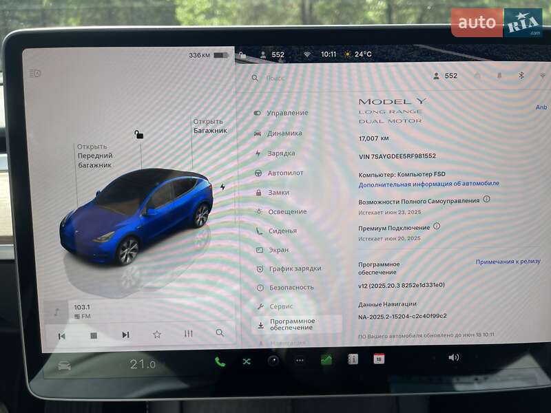 Позашляховик / Кросовер Tesla Model Y 2024 в Києві