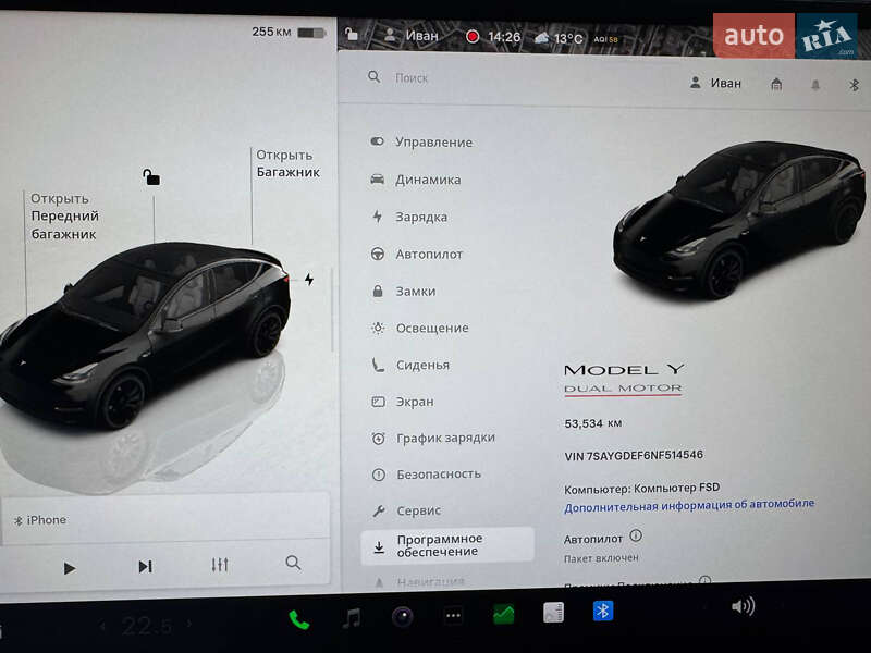 Позашляховик / Кросовер Tesla Model Y 2022 в Дніпрі
