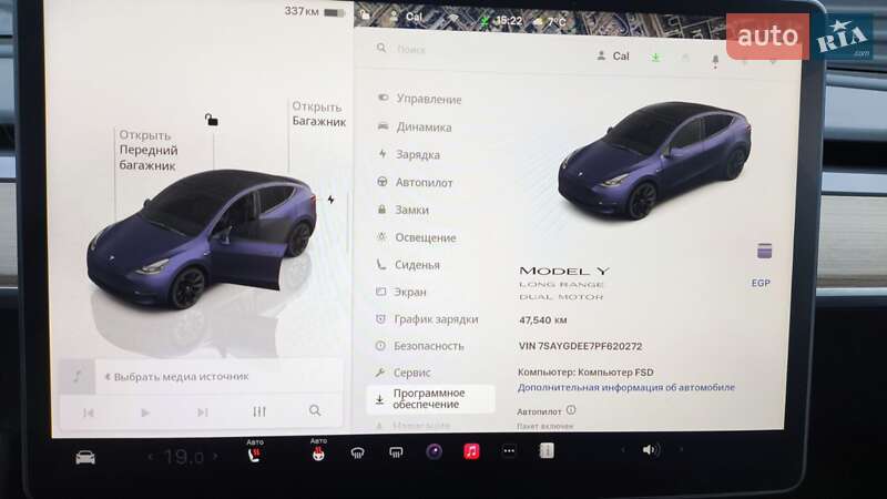 Позашляховик / Кросовер Tesla Model Y 2022 в Києві фото 12 Позашляховик / Кросовер Tesla Model Y 2022 в Києві