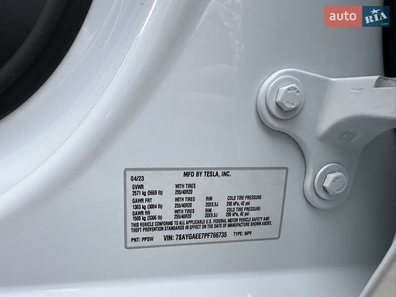 Внедорожник / Кроссовер Tesla Model Y 2023 в Днепре фото 17 Внедорожник / Кроссовер Tesla Model Y 2023 в Днепре