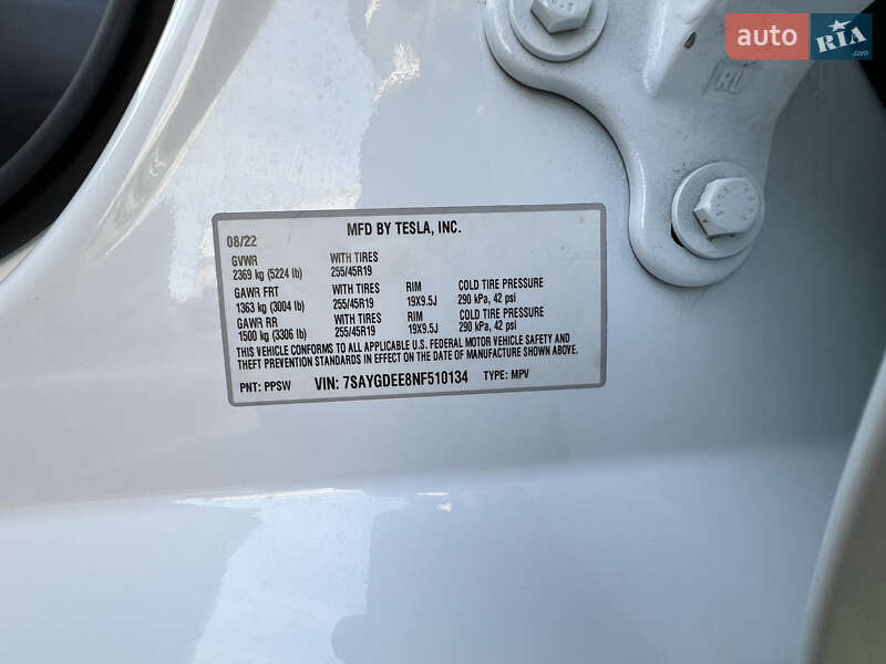 Позашляховик / Кросовер Tesla Model Y 2022 в Самборі