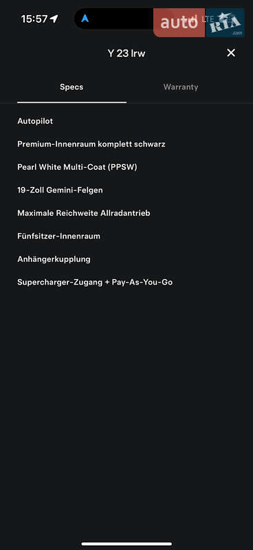 Внедорожник / Кроссовер Tesla Model Y 2023 в Киеве