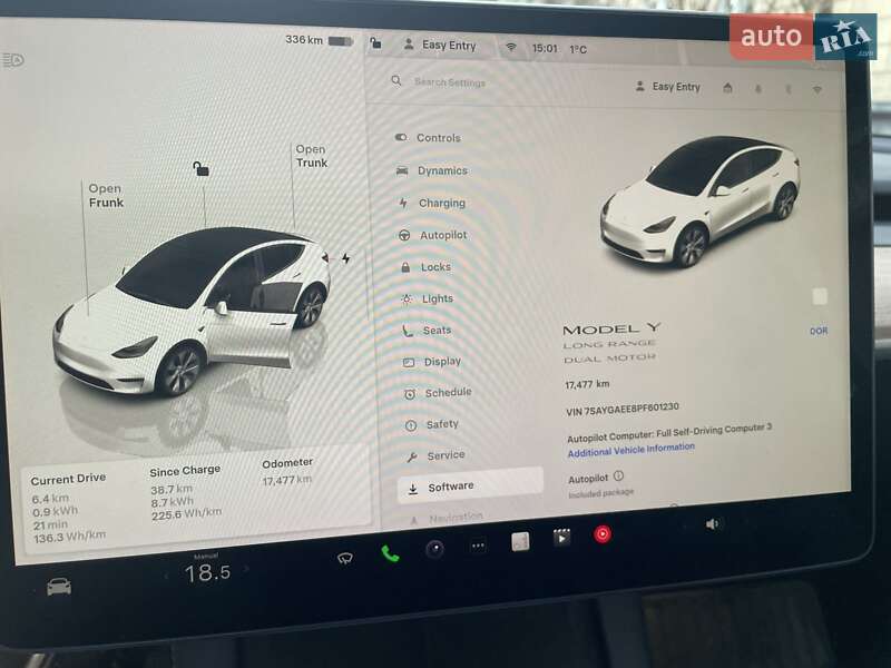 Внедорожник / Кроссовер Tesla Model Y 2022 в Львове фото 16 Внедорожник / Кроссовер Tesla Model Y 2022 в Львове