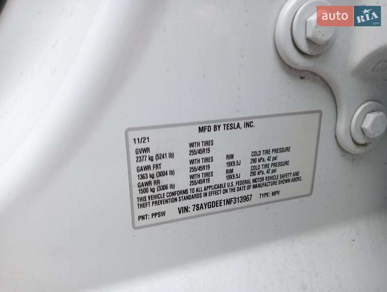 Внедорожник / Кроссовер Tesla Model Y 2022 в Шепетовке