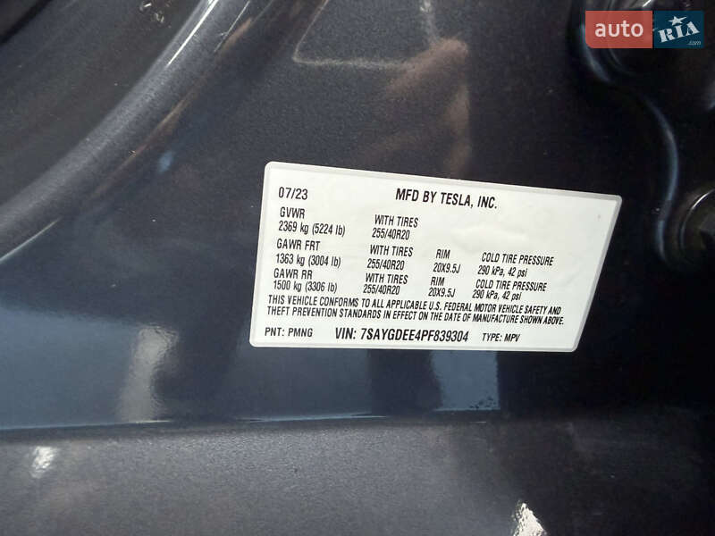 Внедорожник / Кроссовер Tesla Model Y 2023 в Киеве фото 26 Внедорожник / Кроссовер Tesla Model Y 2023 в Киеве