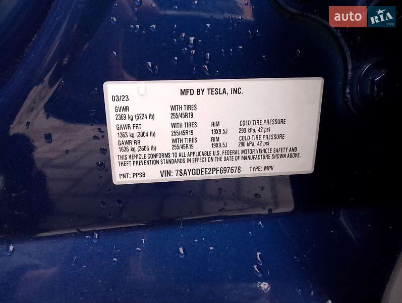 Позашляховик / Кросовер Tesla Model Y 2023 в Дніпрі