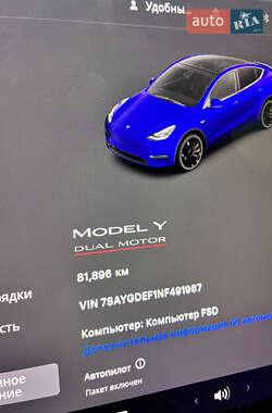 Внедорожник / Кроссовер Tesla Model Y 2022 в Киеве
