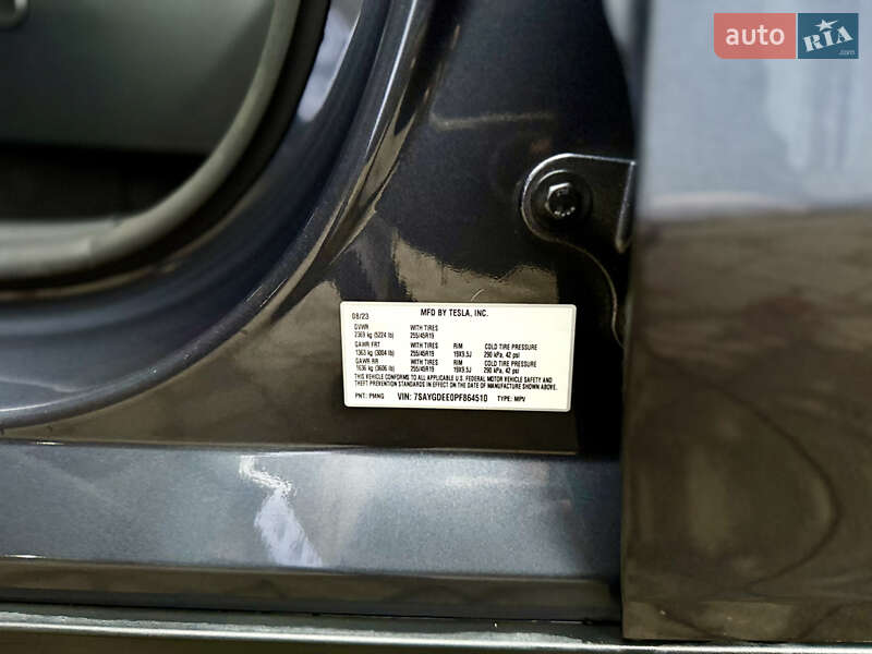 Внедорожник / Кроссовер Tesla Model Y 2023 в Тернополе фото 49 Внедорожник / Кроссовер Tesla Model Y 2023 в Тернополе