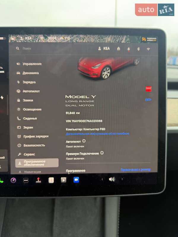 Внедорожник / Кроссовер Tesla Model Y 2022 в Днепре фото 18 Внедорожник / Кроссовер Tesla Model Y 2022 в Днепре