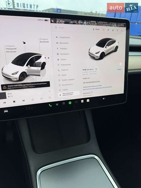 Внедорожник / Кроссовер Tesla Model Y 2022 в Киеве фото 11 Внедорожник / Кроссовер Tesla Model Y 2022 в Киеве