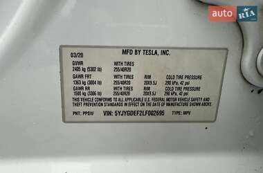 Внедорожник / Кроссовер Tesla Model Y 2020 в Луцке