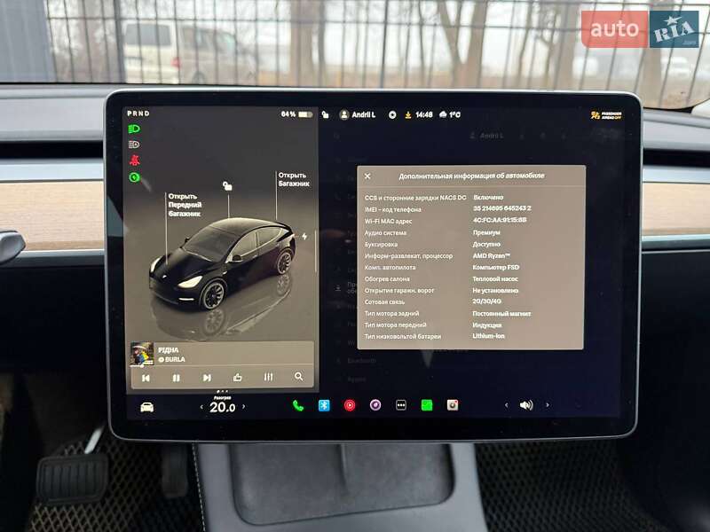 Внедорожник / Кроссовер Tesla Model Y 2022 в Хмельницком