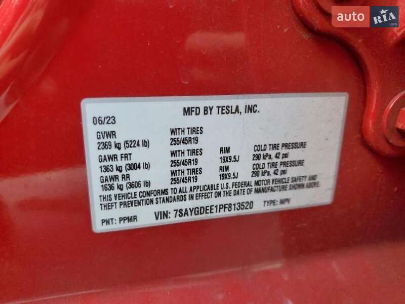 Внедорожник / Кроссовер Tesla Model Y 2023 в Луцке