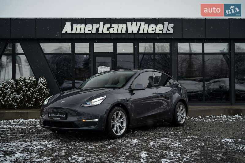 2020 Tesla Model Y, VIN 5YJYGDEE1LF046596:plate — фото 1 (autoria)