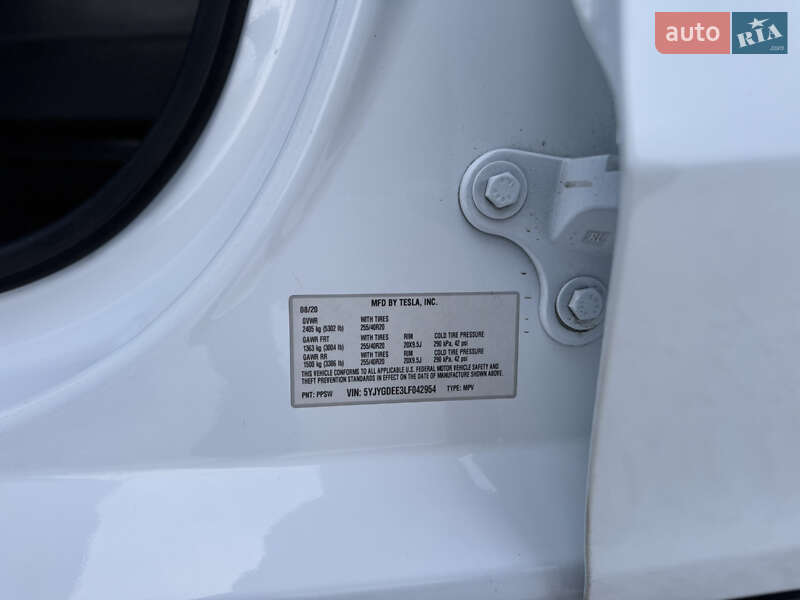 Внедорожник / Кроссовер Tesla Model Y 2020 в Луцке