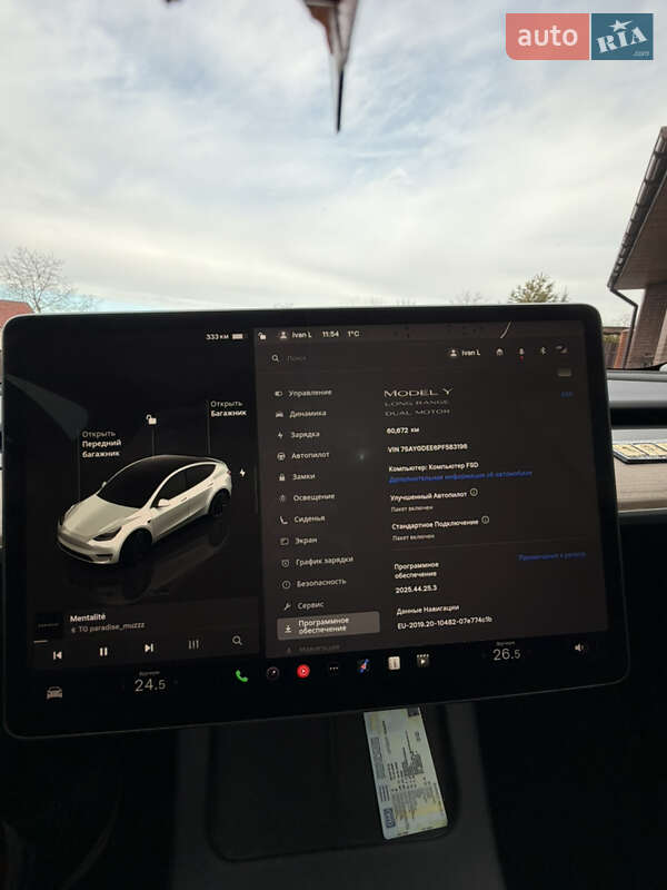 Внедорожник / Кроссовер Tesla Model Y 2022 в Трускавце