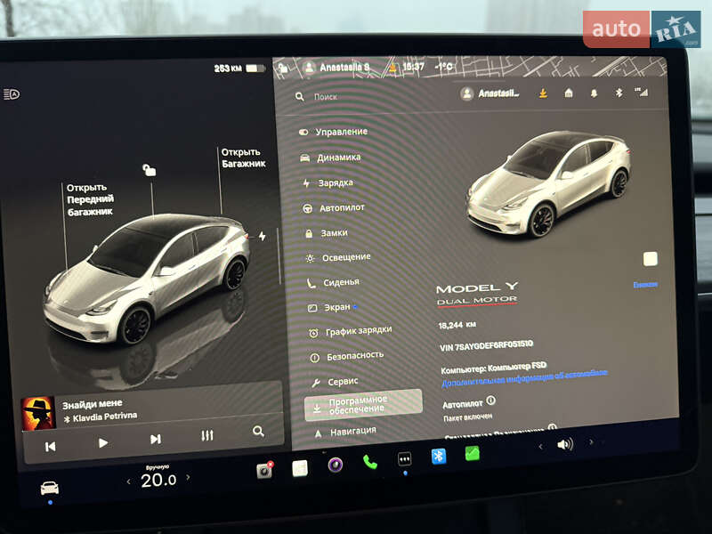 Внедорожник / Кроссовер Tesla Model Y 2024 в Киеве