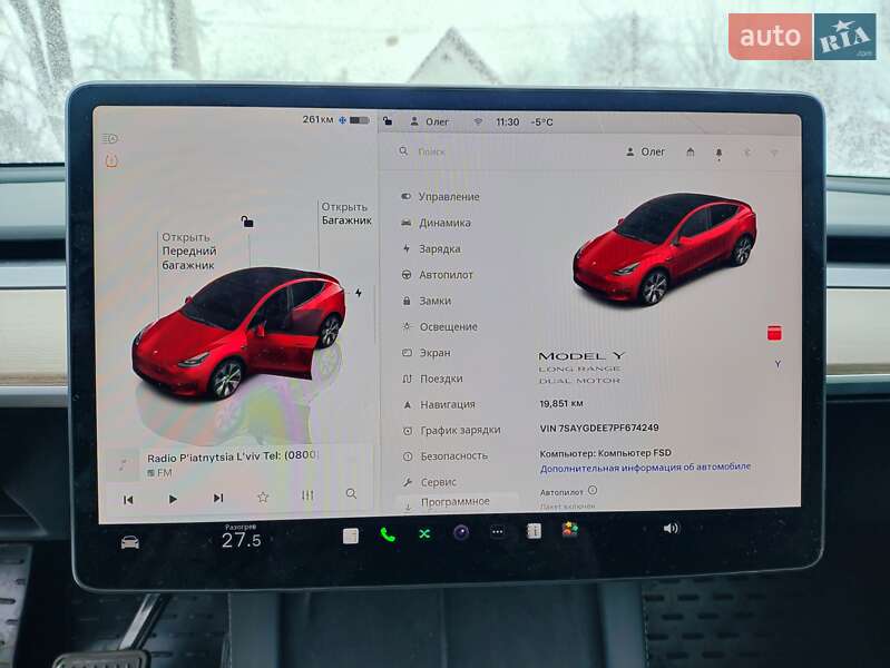 Внедорожник / Кроссовер Tesla Model Y 2023 в Львове