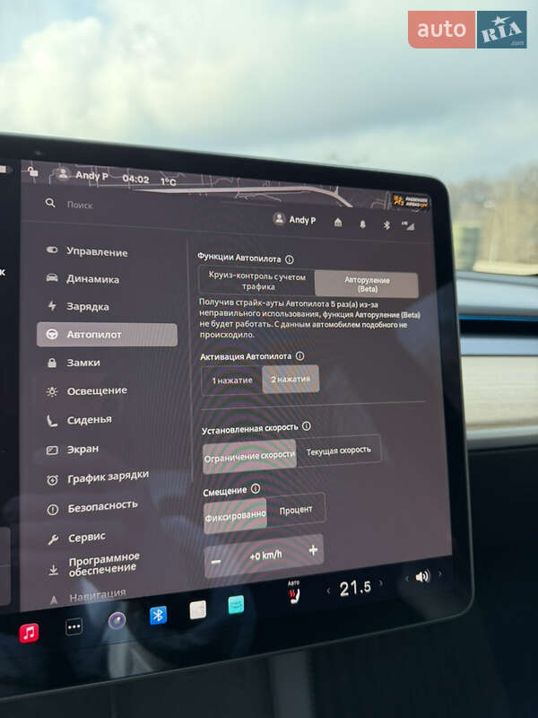 Позашляховик / Кросовер Tesla Model Y 2021 в Дніпрі