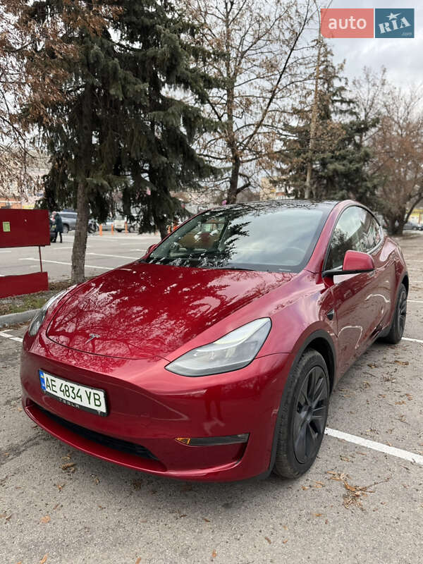 2024 Tesla Model Y, VIN 7SAYGDEE5RF117343:plate — фото 1 (autoria)