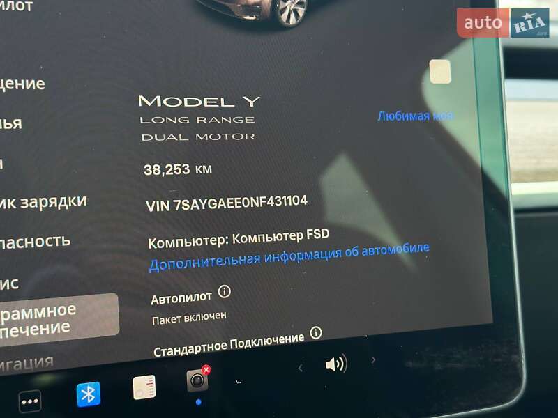 Внедорожник / Кроссовер Tesla Model Y 2022 в Киеве