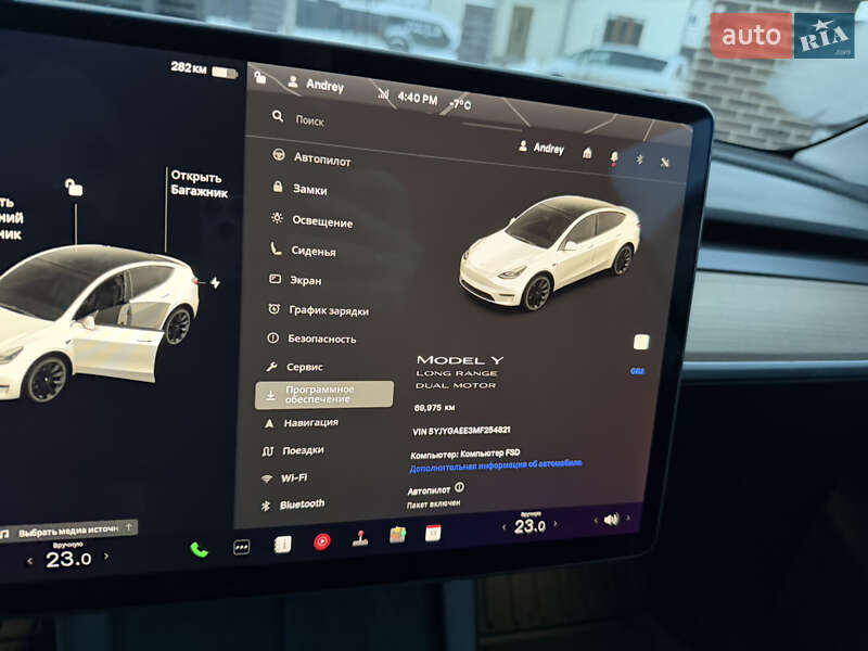 Внедорожник / Кроссовер Tesla Model Y 2021 в Луцке