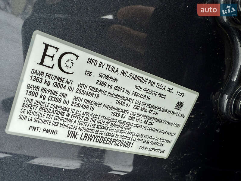 Внедорожник / Кроссовер Tesla Model Y 2023 в Ровно