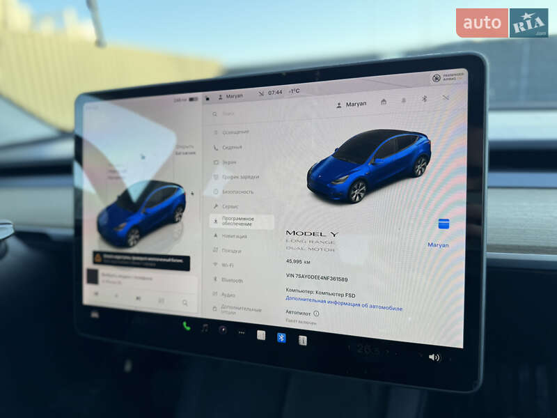 Позашляховик / Кросовер Tesla Model Y 2022 в Львові