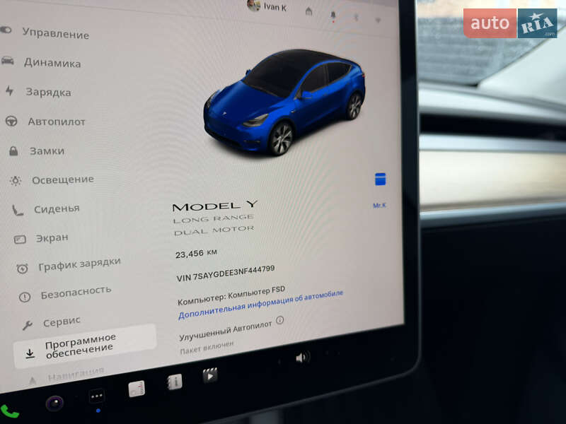 Внедорожник / Кроссовер Tesla Model Y 2022 в Ивано-Франковске