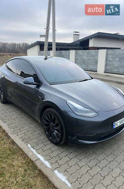 Внедорожник / Кроссовер Tesla Model Y 2021 в Львове