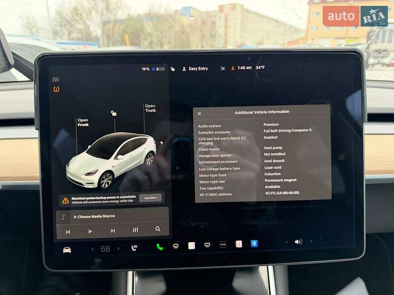Позашляховик / Кросовер Tesla Model Y 2020 в Луцьку фото 20 Позашляховик / Кросовер Tesla Model Y 2020 в Луцьку