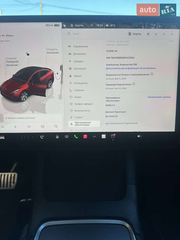 Внедорожник / Кроссовер Tesla Model Y 2022 в Тернополе