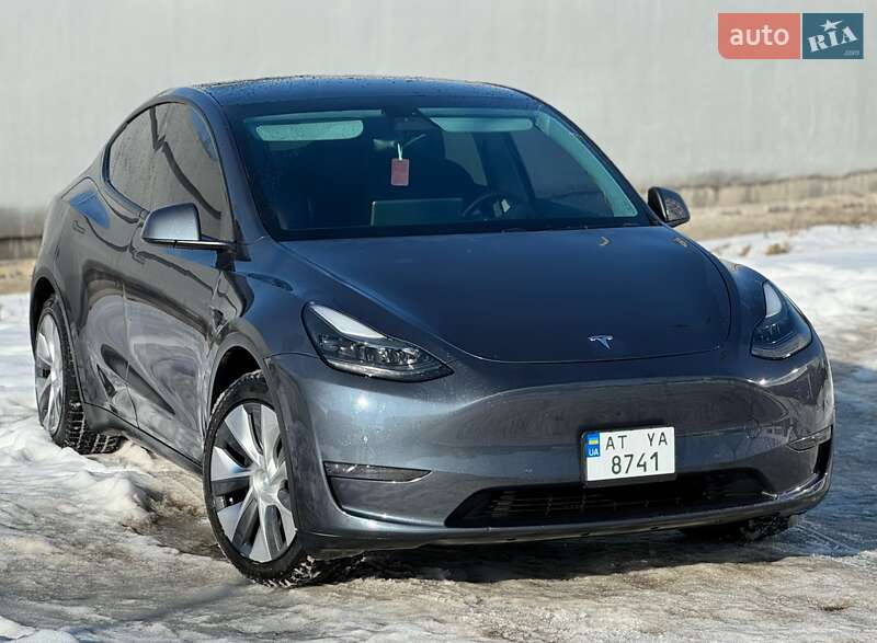 2020 Tesla Model-Y, VIN 5YJYGDEE5MF060454:plate — фото 1 (autoria)