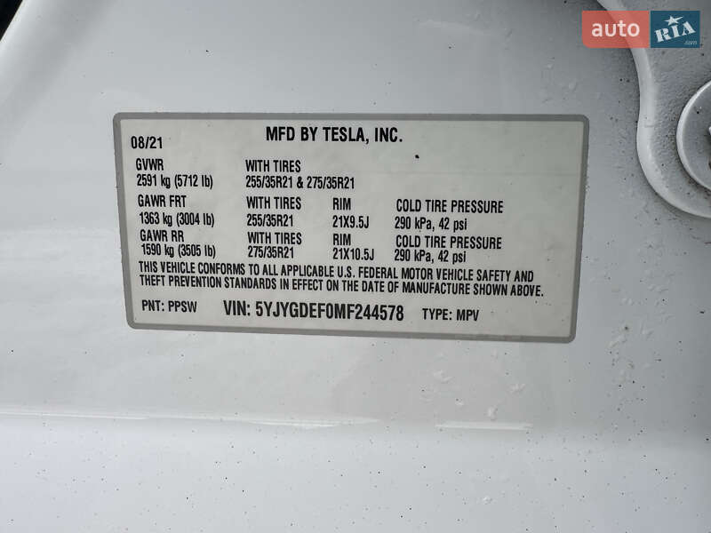 Позашляховик / Кросовер Tesla Model Y 2021 в Ірпені