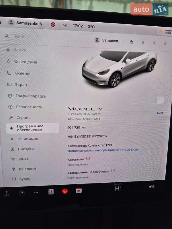 Позашляховик / Кросовер Tesla Model Y 2021 в Бучі фото 10 Позашляховик / Кросовер Tesla Model Y 2021 в Бучі