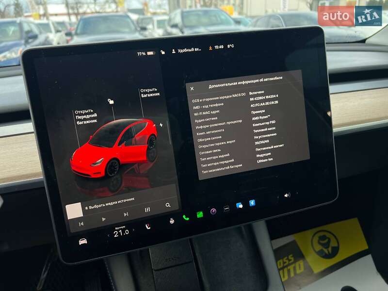 Позашляховик / Кросовер Tesla Model Y 2022 в Івано-Франківську
