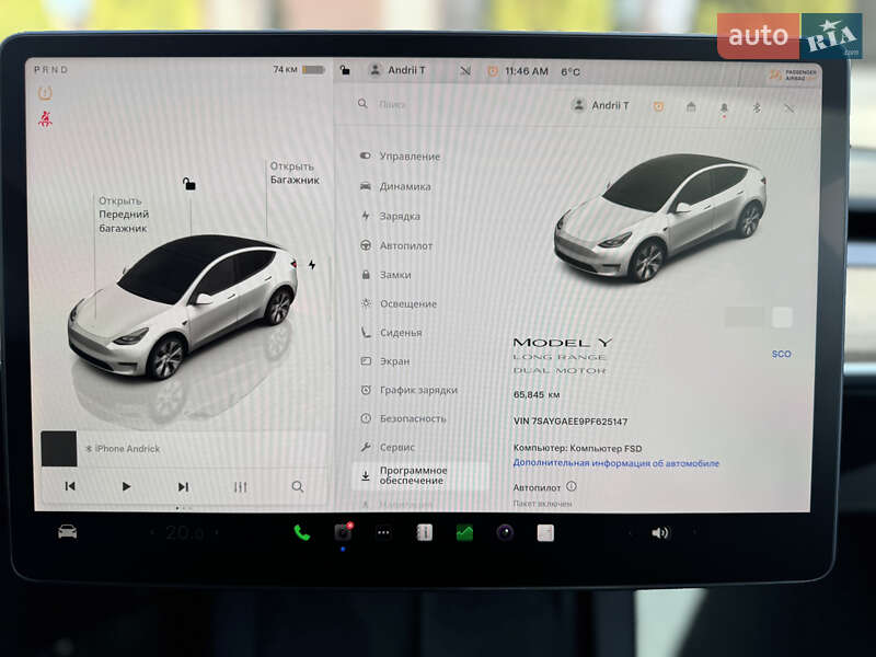 Позашляховик / Кросовер Tesla Model Y 2022 в Дніпрі
