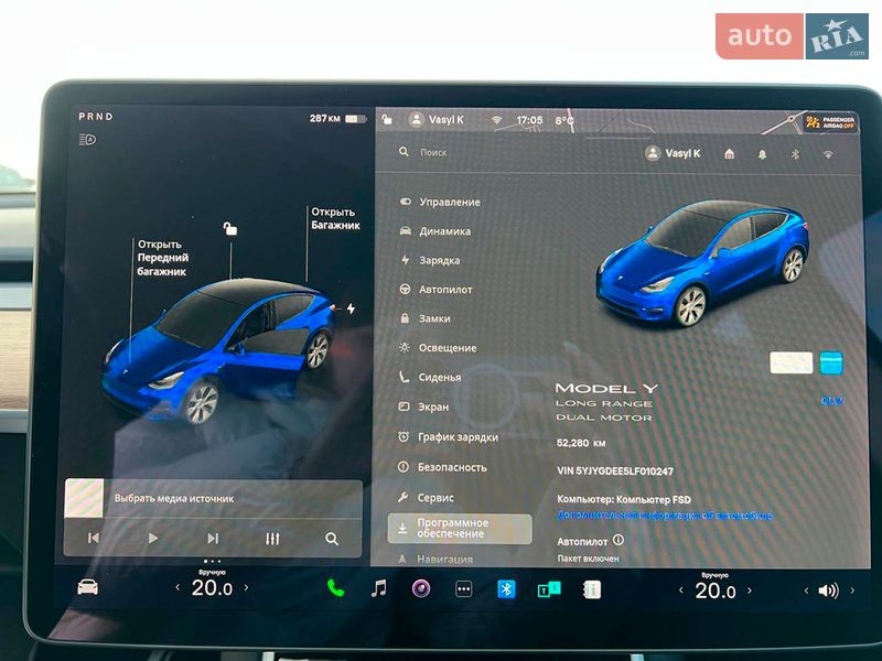 Внедорожник / Кроссовер Tesla Model Y 2020 в Львове