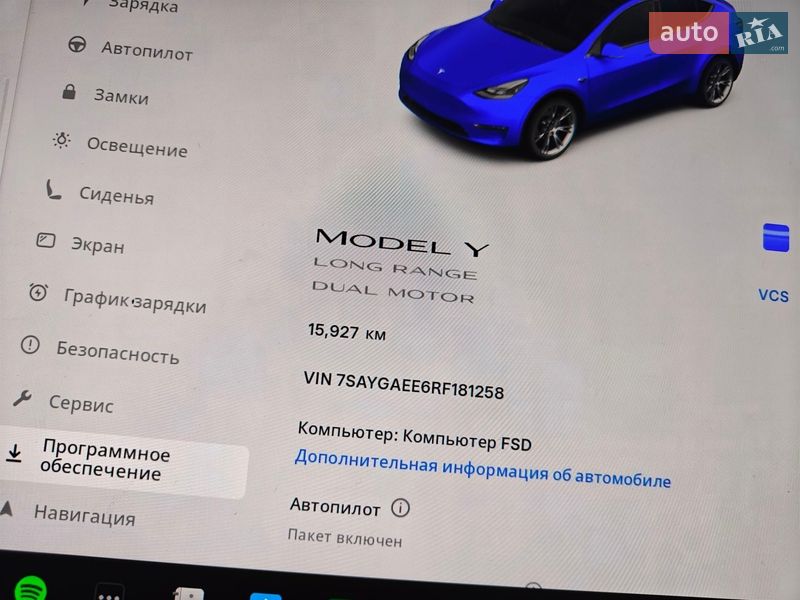 Позашляховик / Кросовер Tesla Model Y 2024 в Львові