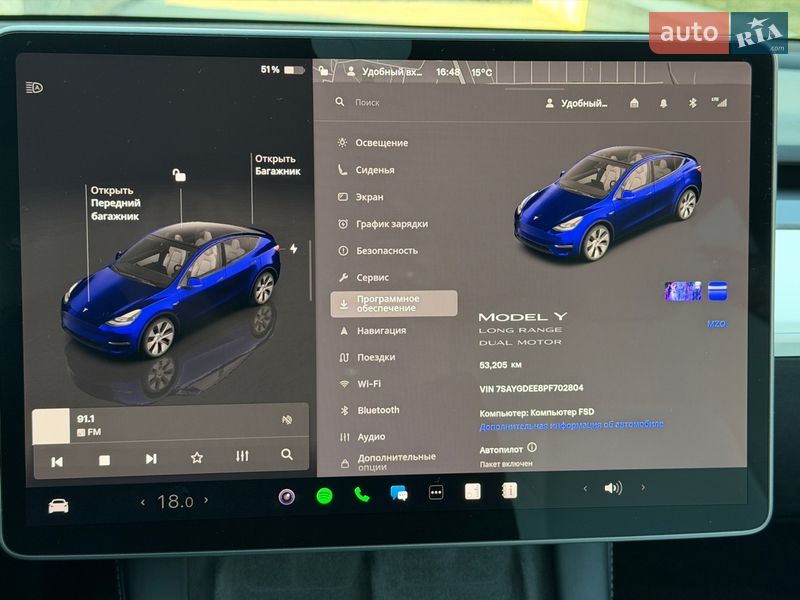 Позашляховик / Кросовер Tesla Model Y 2023 в Львові фото 16 Позашляховик / Кросовер Tesla Model Y 2023 в Львові