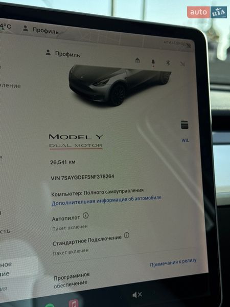 Внедорожник / Кроссовер Tesla Model Y 2022 в Киеве